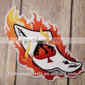 Custom Dice & Card Embroidered Patch for Clothes Embroidery Patch Made in China Choose Size/color photo-2