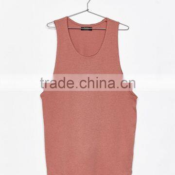 2017 Custom New Design Sleeveless Plain Cotton t Shirt Men photo-4