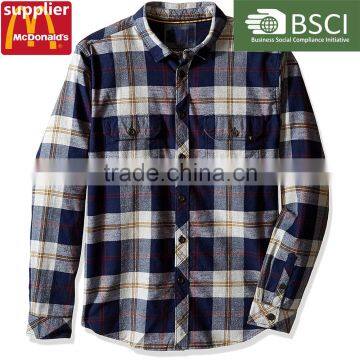 2016 New Style Fashion Flannel Check Shirts With Boxes photo-6