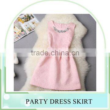 Promotional ! 2016 Summer Style Printing Dress Skirt, Women Sleeveless Party Dresses, Custom Women Dress photo-3