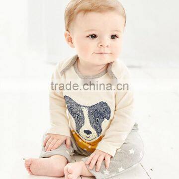 S60735B Cotton Carton Baby Boys Clothing Set
