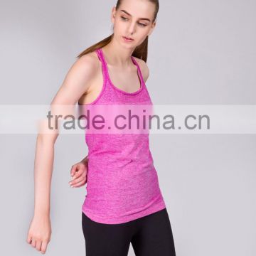 OEM service women seamless vest gym tank tops,seamless camisole for lady