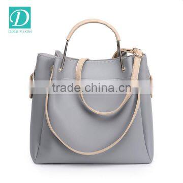 Army Green Metal Handle Handbag Fashion Messenger Bag photo-4