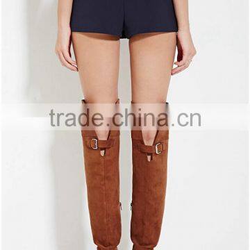 Fashion Unlined Front Buttons Skirt Women Asymmetrical Sexy Short Skirt 2016 photo-3