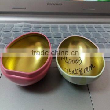 Canning Factory Supply Egg-shaped Cans Resurrection Egg Cans Tinplate Iron-shaped Cans Exquisite Gift Shaped TIN Box photo-2