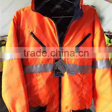 300D Oxford Fabric UPF 50+ Padding Workwear 3M Reflective Work Jacket photo-3