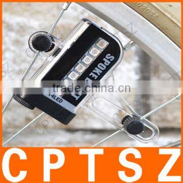 D105 Waterproof 14 Led Programmed Changeable Patterns Bicycle Light Plastic Led Bike Wheel Light photo-2