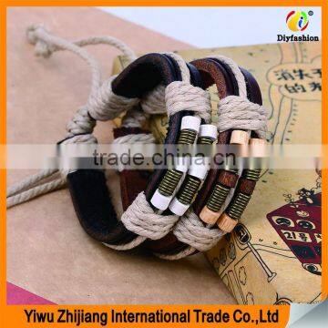 2016 Mens Jewelry Magnetic Leather Bracelet photo-2