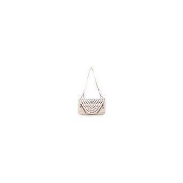 Rivet Crossbody Leather Handbags For Women , Ladies Leather Shoulder Bag