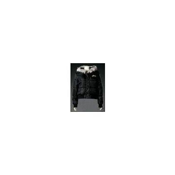 Hong Kong Apple Bottoms Down Fur Jacket With Swarvoski Crystals