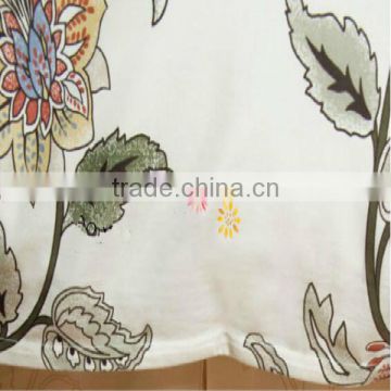 Bamboo cotton fiber plain printed woven fabrics