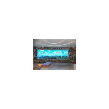 Commercial waterproof Curved LED Screen 1R1G1B 120 Viewing Angle