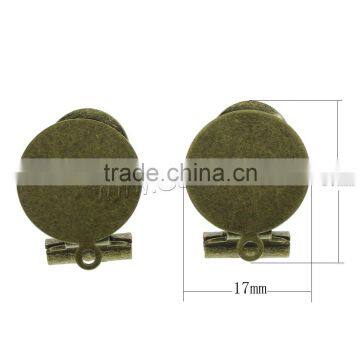 Wholesale jewelry brass earring post component