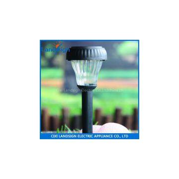 solar light factory landsign PP+GPPS 1* LED white/ color changing solar garden light led