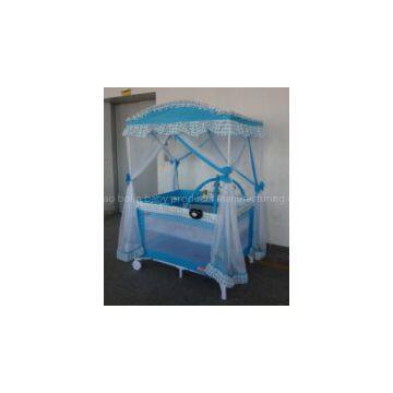 playpen with brige style mosquito net