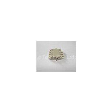 Simplex LC Fiber Optic Adaptor Quad Netwok Adapter for Telecom Network