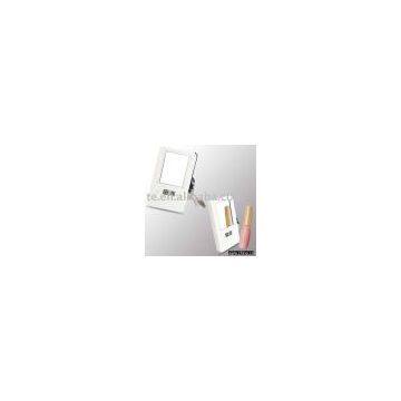 LCD clock with mirror