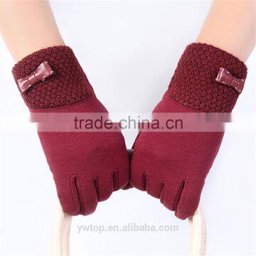 Women Winter Outdoor Fitness Sport Riding Gloves With Combed Cotton Velvet Warm Touchscreen