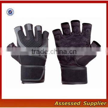 FXS043 Leather Custom Weight Lifting Gloves photo-3