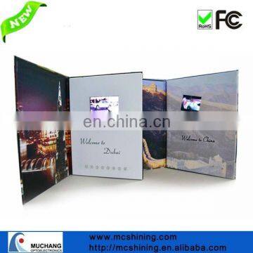 promotional gift 2.4 inch lcd screen video card