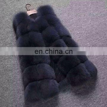 China supplier real fox fur vest women gilet