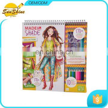 Personalized cheap notebook printing fashion design sketch book