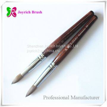 Best Kolinsky Hair Acrylic Nail Brush With Red Wooden Handle photo-2