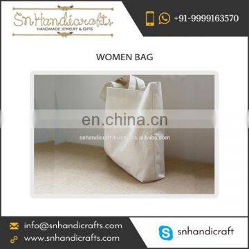 Wholesale Selling of Shoulder Cosmetic Tote Canvas Bag at Low Price