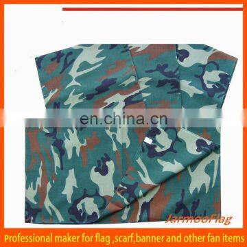 printed camouflage bandana