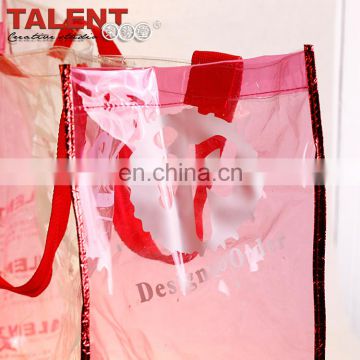 Custom Printed Reusable pvc hand bag With Best Service