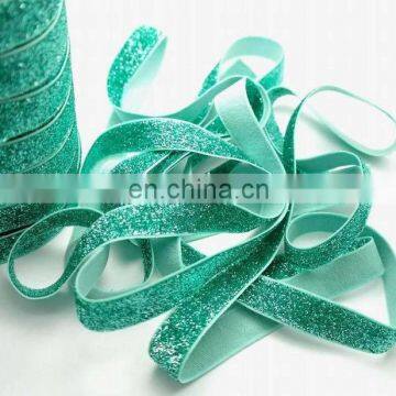 Glitter elastic 3/8" various colors