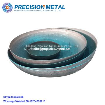 Carbon steel dished end torispherical head for oil tank