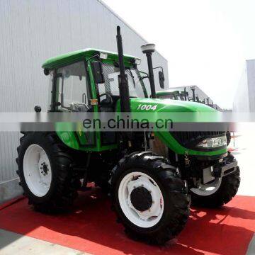 100hp tractor with air conditioner, farmming tractor, tractor with grass fork