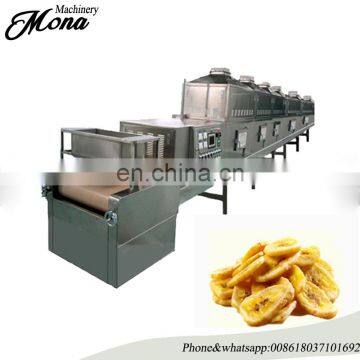 Professional microwave banana drying machine/ conveyor belt tunnel type fruit dryer/Banana slice dryer