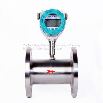 High accuracy digital oil turbine flow meter