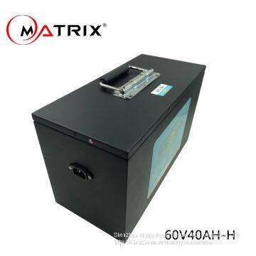 Lithium Ion Battery 60v 40ah for Electric Bike E-scooter Motorbike Lead Acid Replacement Battery photo-3