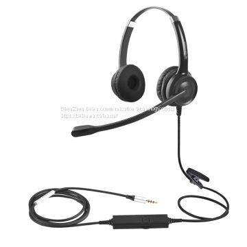 China Beien CS12 MP telephone call center headset noise-cancelling headset customer service