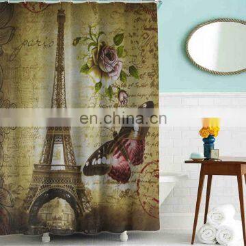 Cheap Polyester Bathroom Shower Curtain