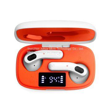 2020 New TWS BT Headset LED Touch Digital Display Display Sports Noise Reduction Headset photo-5
