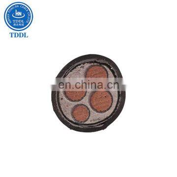 TDDL 600v 4 core low voltage 35mm2 copper XLPE armored power cable