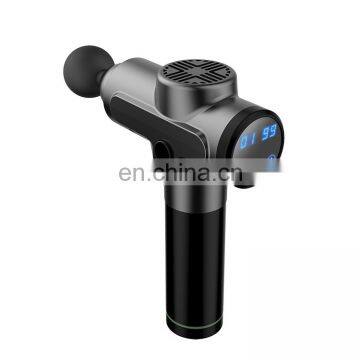 Factory Hand Held 24v Massage Gun Relax Deep Tissue Vibration Muscle Relax Cordless Massager For Muscle photo-6