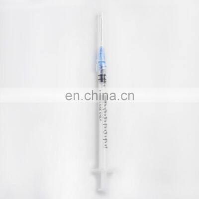 High quality with cheap price low dead space syringe with needle 1ml luer lock syringe low dead space