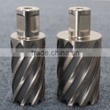 Magnetic base drilling machine with HSS and TCT Core drill bit weldon shank