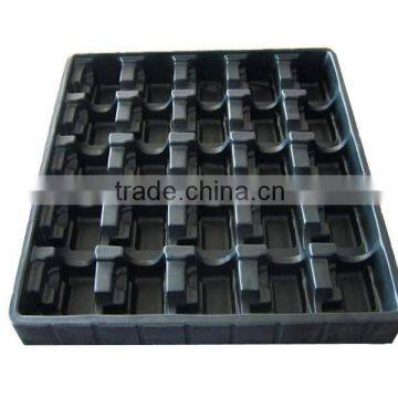 Plastic vac tray for electronic