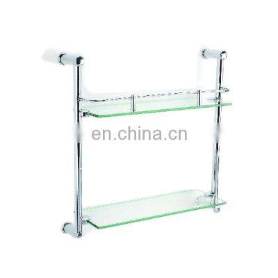 Glass With Aluminum Shower Room Shelf Glass Bathroom Corner Shelf