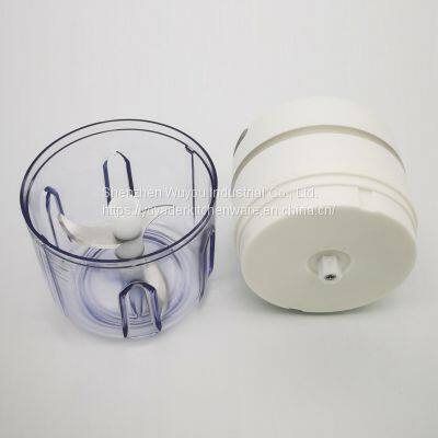 250ml White Electric Garlic Chopper Mini Portable Garlic Mincer photo-2
