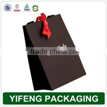 Customize Logo Black & White Printing Paper Bag With Handle photo-4