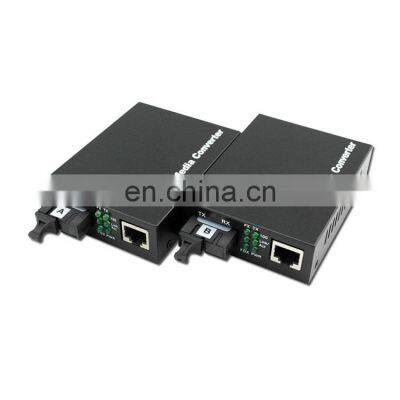 Ethernet 4 Port RJ45 Single Fiber 10/100/1000M Fiber Industrial Media Converter SFP photo-5
