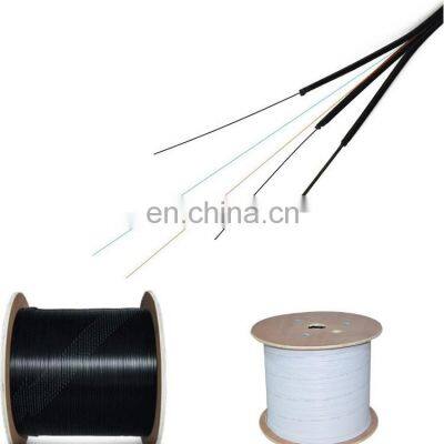 Self-supporting Outdoor Steel Messenger Wire FRP FTTH Drop Fibra Optica 1 2 4 Core Fiber Optic Cable photo-3