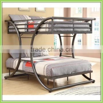 Bedroom Loft Metal Frame Bunk Bed Platform Dorm Steel Bunk Bed